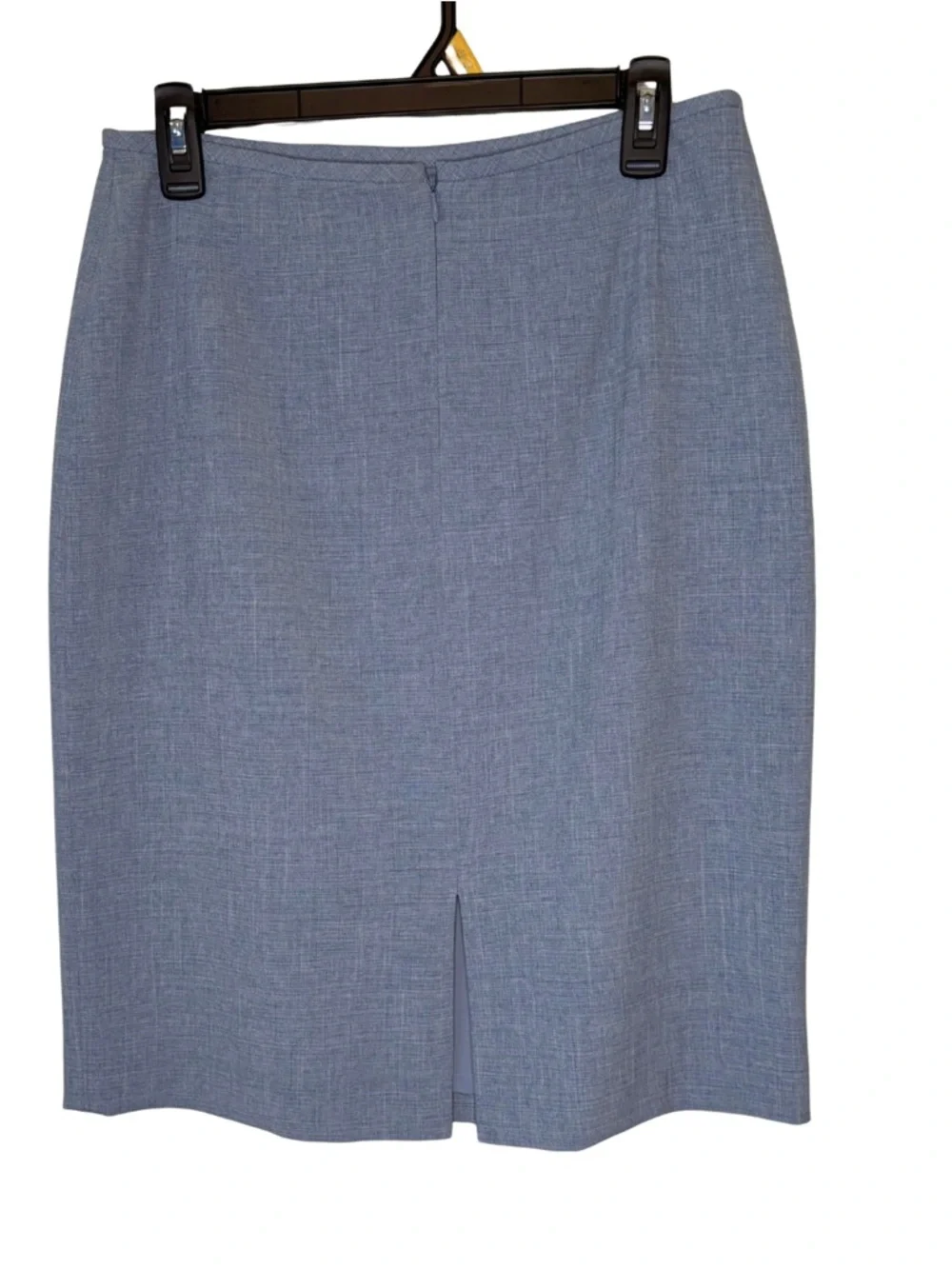 Preston & York Heather Blue Pencil Skirt - Picture 2 of 4